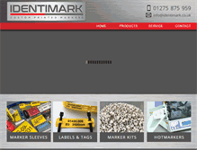 Tablet Screenshot of identimark.co.uk